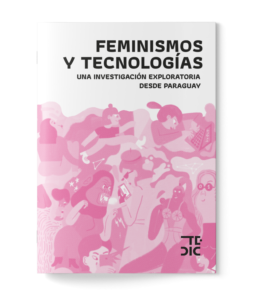 Portada de la investigación "Feminismos y tecnología: una investigación exploratoria desde Paraguay"