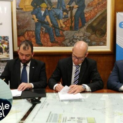 Firma de Convenio de Cooperación entre EssapSA y UNOPS para fortalecimiento de la empresa con la adquisición de vehículos