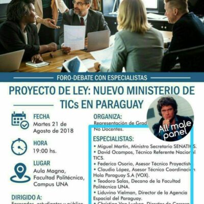 Ministerio de TICs en Paraguay_agosto2018